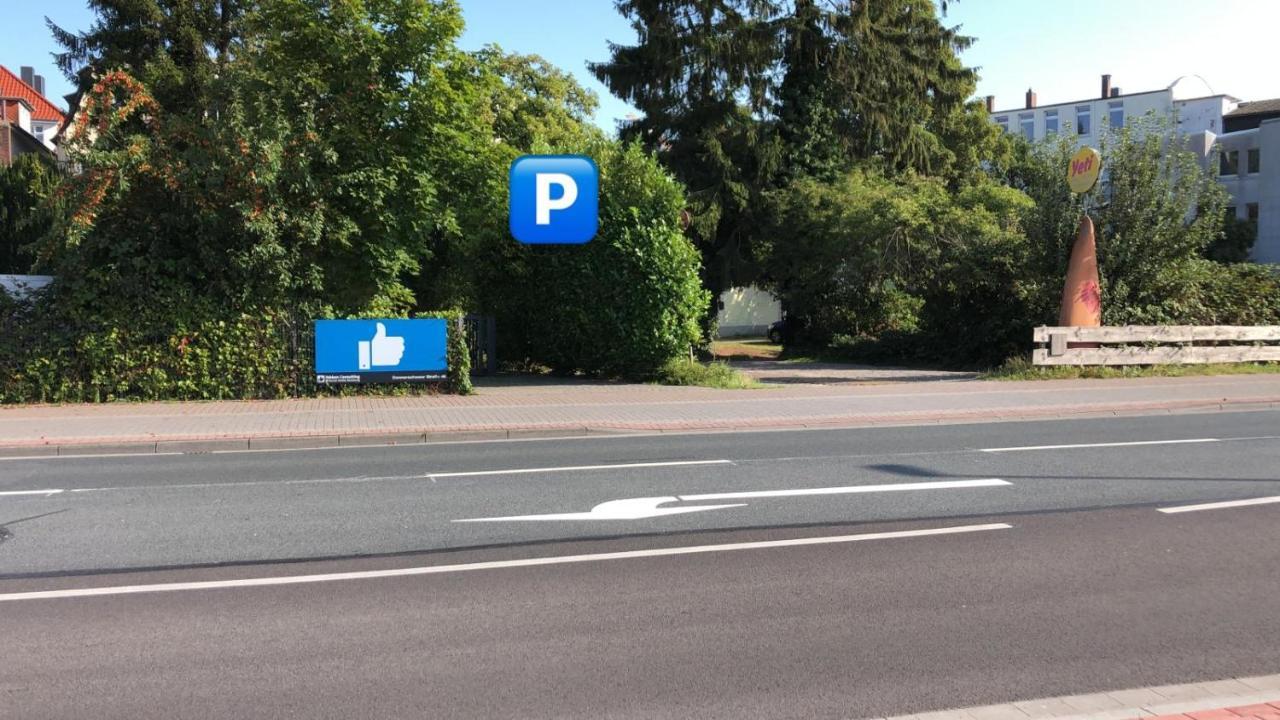 3ZKB Apartment, 75qm mit Parkplatz, zentral, ruhig, hell, top Ausstattung, Klima, Ideal für Paare, Familie und Business in OL, Etage2 DG Oldenburg Exterior foto